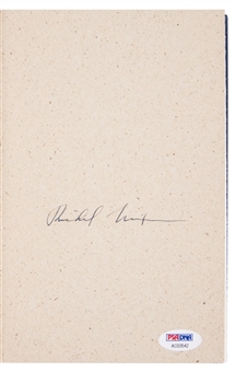 President Richard Nixon Signed Hardcover First Edition of His "No More Vietnams" Book (PSA/DNA)